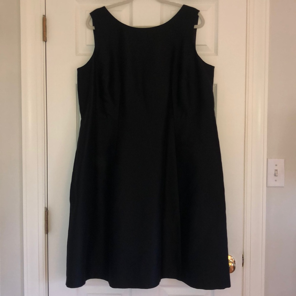Talbots Black Fit & Flare Dress
